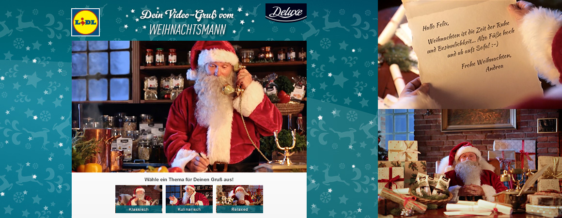 Lidl: Personalized christmas greetings with audio personalization